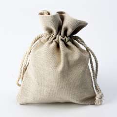 Jewellery pouch made of linen 13x18 cm. ECO