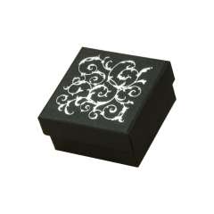 LENA Small set Jewellery Box - Black + silver print