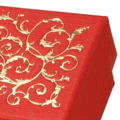 Box LENA Ring rot + goldener Aufdruck