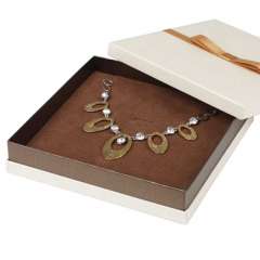 DIANA Necklace Jewellery Box - Ecru