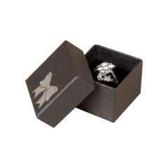 TINA BOW Ring Jewellery Box - Graphite