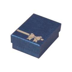 TINA BOW Small Set Jewellery Box - Blue