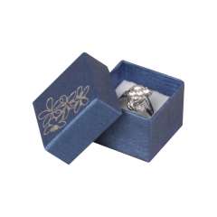 TINA FLOWERS  Ring Jewellery Box - Blue