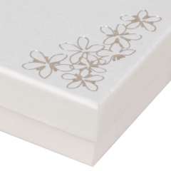 TINA FLOWERS Neckalce Jewellery Box - White