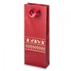 EMI Paper Bag 9,5x26x4 cm. Reindeers