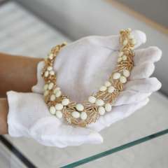 Rękawiczki do podawania biżuterii bawełniane rozm.M (8)