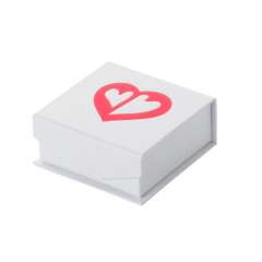 VIOLA HEART Small Set Jewelry Box - White