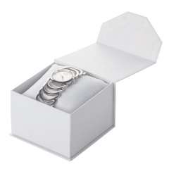 Pudełko VIOLA SERCE zegarek - białe