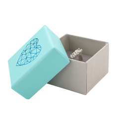 SOFIA Ring Jewellery Box - Mint HEART