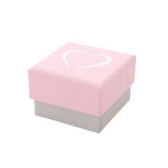 Krabička na prsten SOFIA růžová (srdce)