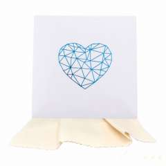 Gift Cleaning Cloths 14 x 14 cm. - Heart