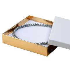 CARLA Necklace Jewellery Box - white/gold
