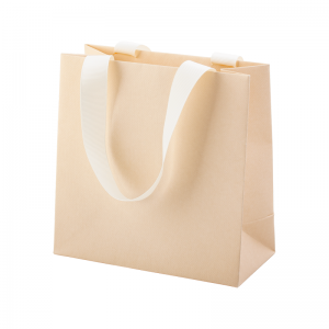 NELA Paper Bag 15x7x15 cm. beige
