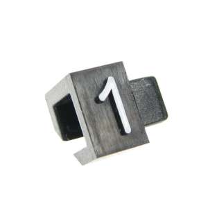 Pricing Cube, White digit "1", size 5mm (50pcs)