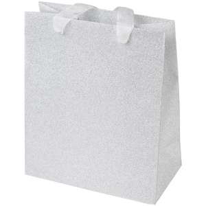 GINA Paper Bag 19x23x10 cm. - Silver