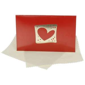 Gift Cleaning Cloths 20 x 12 cm. - Heart