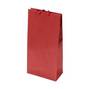 TINA Paper Bag 12x24x6 cm. Burgundy