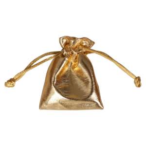 Jewellery Pouch 6x8 cm. - Gold