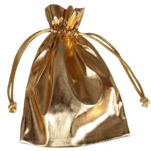 Jewellery Pouch 12x16 cm. - Gold