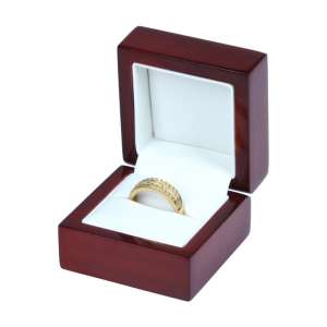 PRIMO Ring Jewellery Box - Burgundy