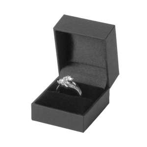 IDA Ring Jewellery Box - black
