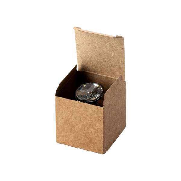 коробка для кольца Эко 40x40x40mm. коричневый