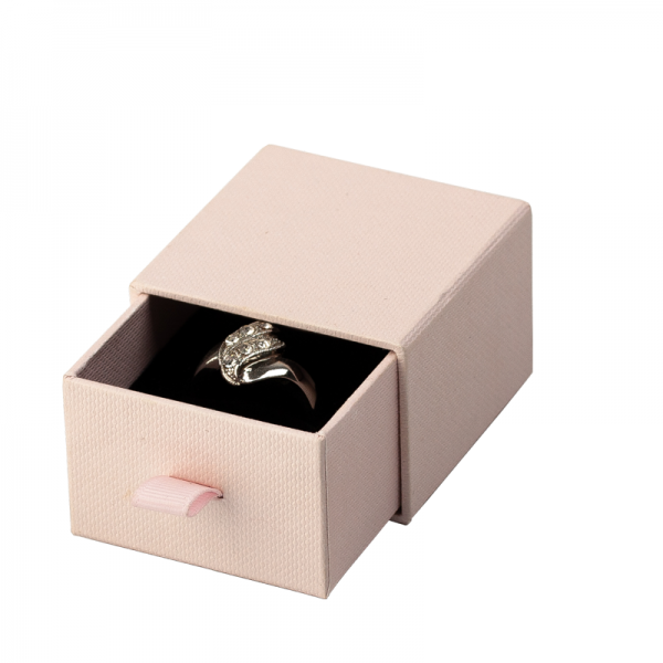 Cutie pentru inel NELA roz