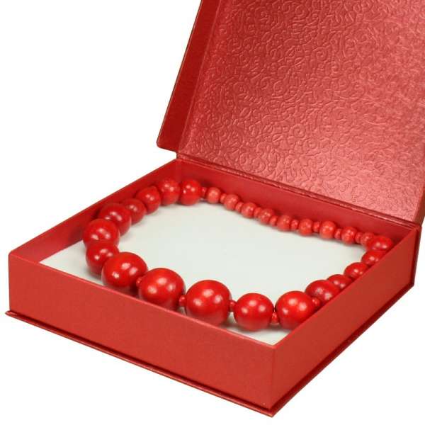 STELLA Necklace Jewellery Box - Red