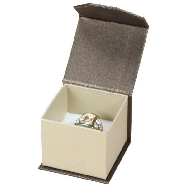 VIOLA Ring Jewellery Box - brown