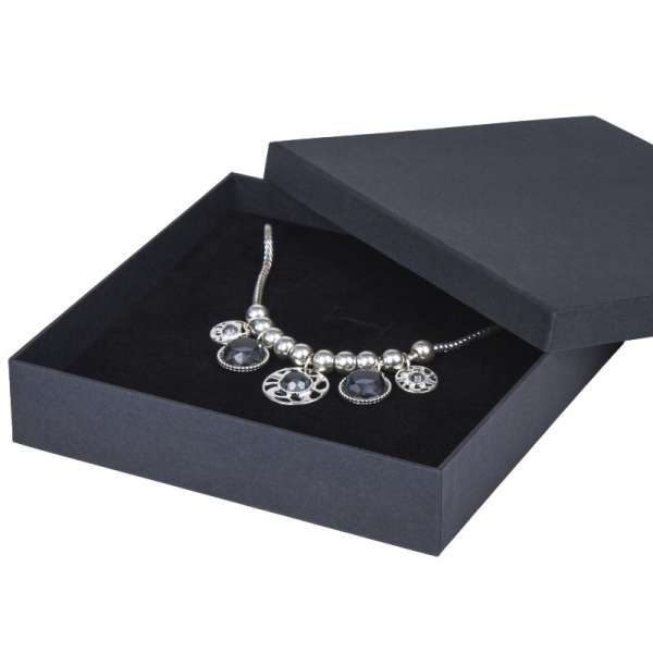 CARLA Necklace Jewellery Box - black