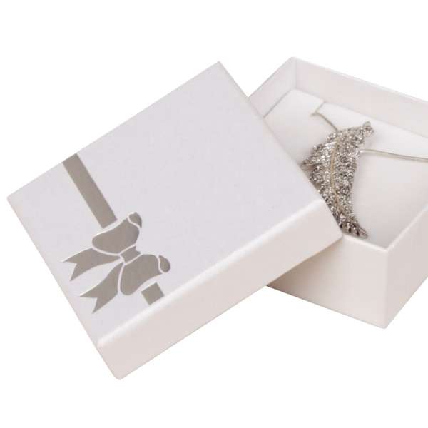 TINA BOW Big Set Jewellery Box - White
