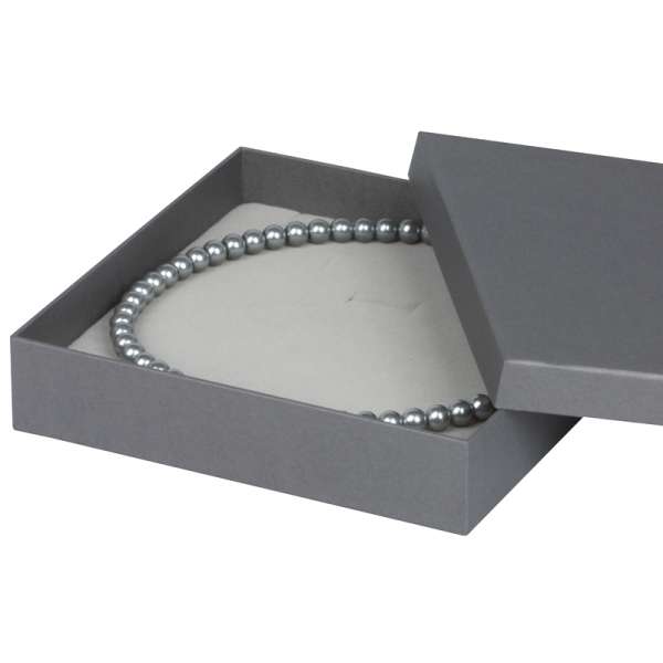 CARLA Necklace Jewellery Box - grey