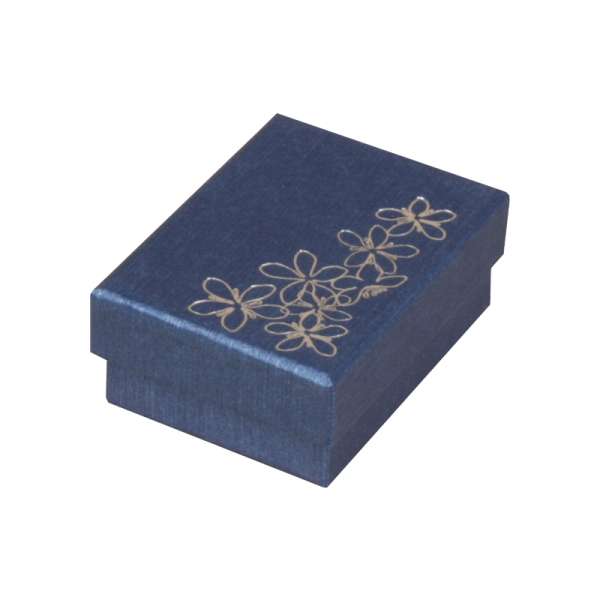 Pudełko TINA kwiatki uniw.małe Niebieskie
