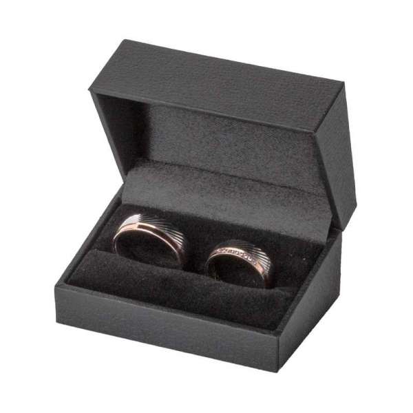 IDA  Wedding Rings Jewellery Box - black