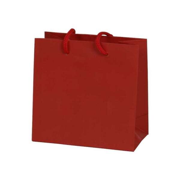 MAYA Paper Bag 150x150x80mm. - burgundy