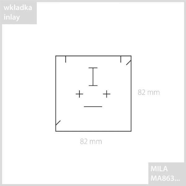 MILA Flat medium set box Graphite