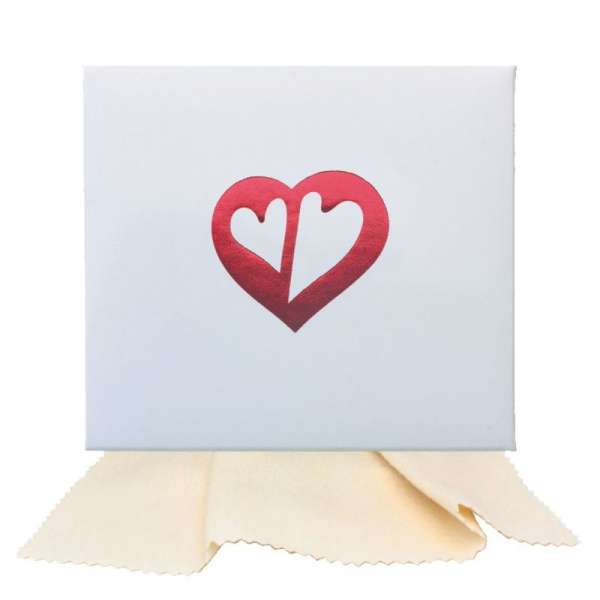 Gift Cleaning Cloths 14 x 14 cm. HEART