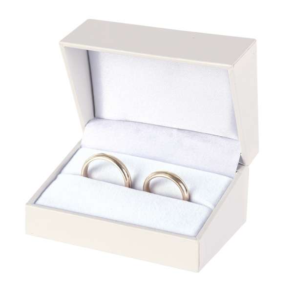 IDA  Wedding Rings Jewellery Box - ecru