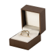 LARA Ring Jewellery Box - brown