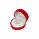 ANA Heart Shaped Jewellery box - Red / White