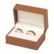 EVITA  Wedding Rings Jewellery Box - brown 