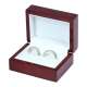 PRIMO Wedding Rings Jewellery Box - Burgundy